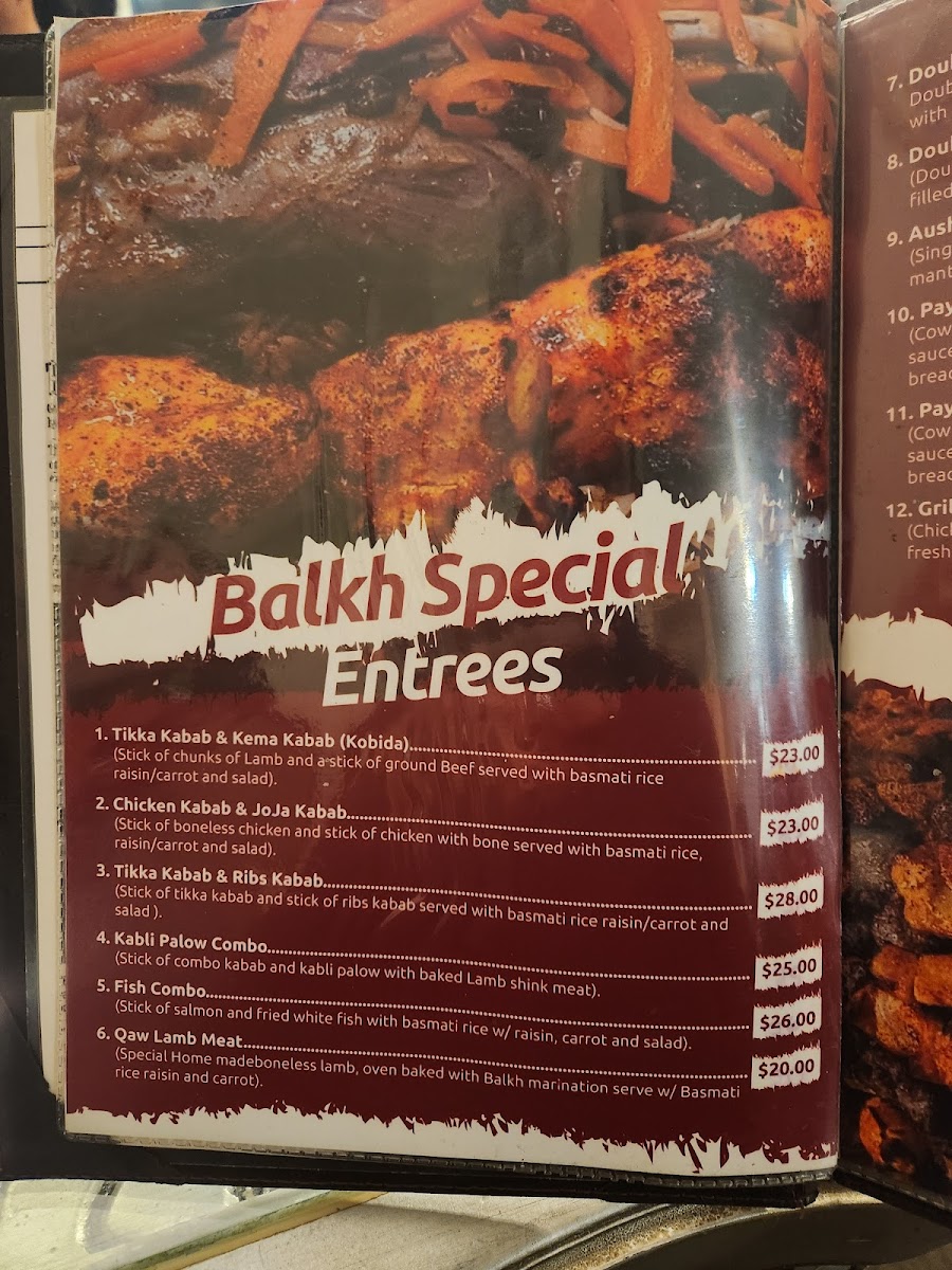 Balkh Shish Kabab House Menu - Image 5